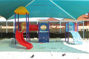 covered outdoor playground
